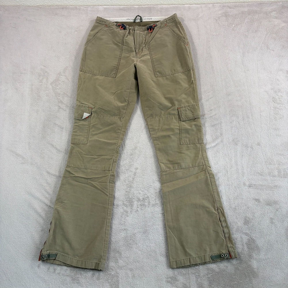 Vintage ABERCROMBIE & FITCH AF-5 Cargo Tactical Pants in Army Green Women 2